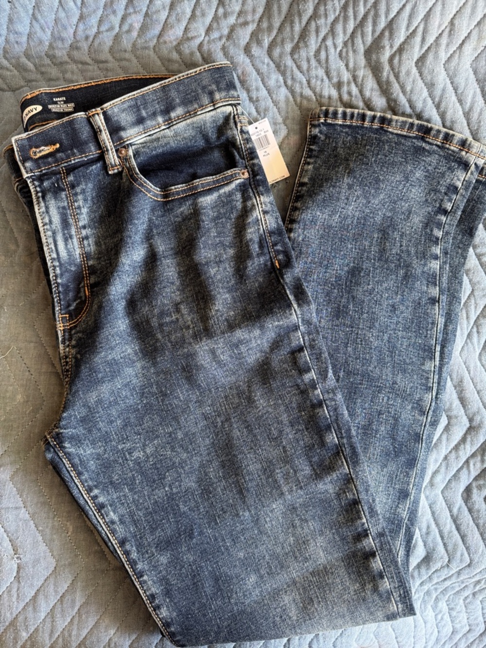 Old Navy Kids Karate Slim Jeans, built in flex size 16 Plus NEW
